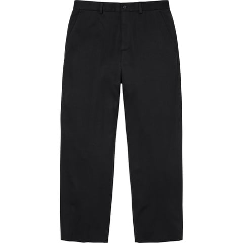 Supreme Brushed Wool Suit - Black