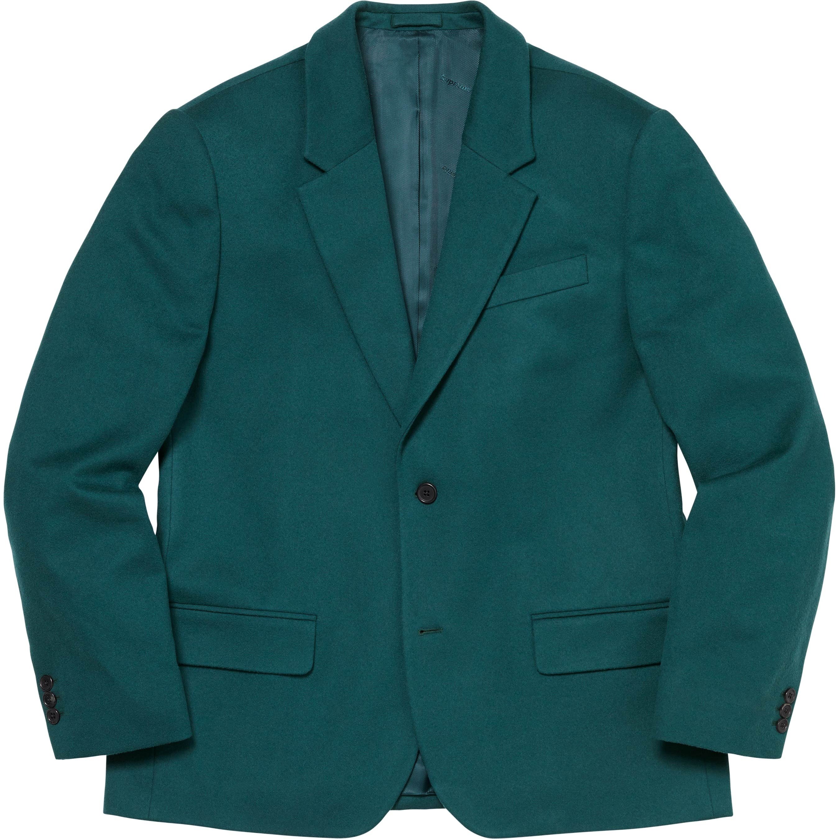 Supreme Brushed Wool Suit (FW24) - Teal - $798