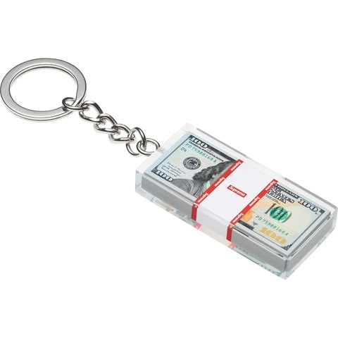 Supreme Cash Paperweight Keychain - Multicolor