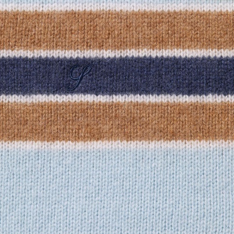 Supreme Cashmere Sweater - Blue Stripe