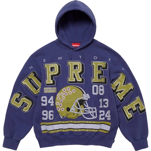 トップス SUPREME Stars Studded Hooded Sweatshirt Fall/Winter 2025 Preview – Supreme