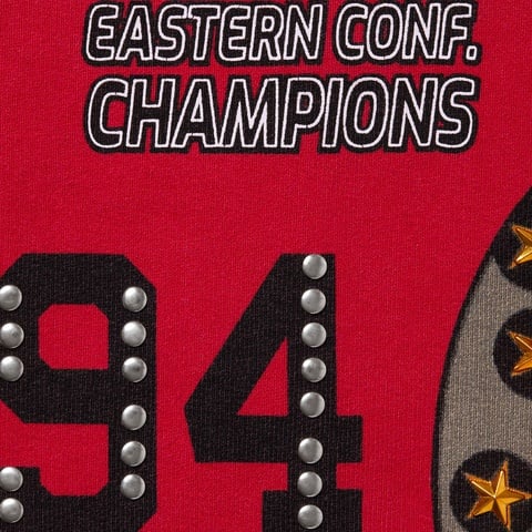 Supreme Champions Studded Hooded Sweatshirt - Red