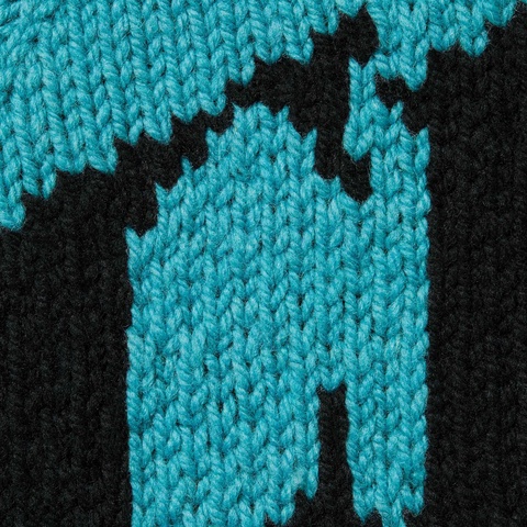 Supreme Child Of Hell Cowichan Sweater - Blue
