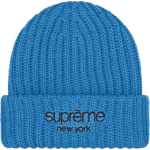 Classic Logo Chunky Ribbed Beanie - Supreme