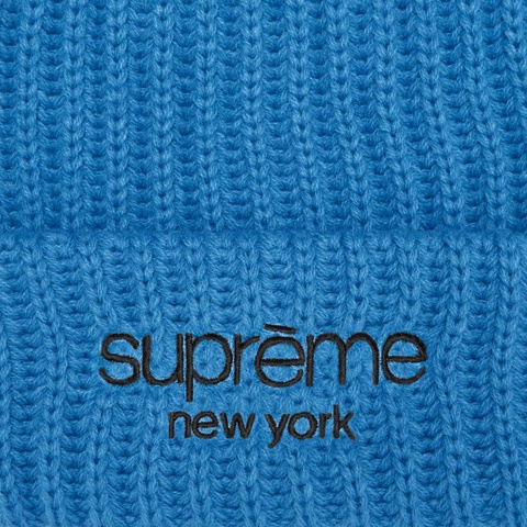 Classic Logo Chunky Ribbed Beanie - Supreme