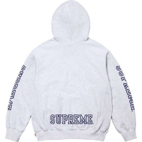 Supreme Collegiate Sleeve Hooded Sweatshirt - Ash Grey