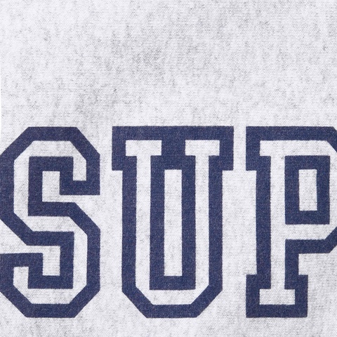 Supreme Collegiate Sleeve Hooded Sweatshirt - Ash Grey