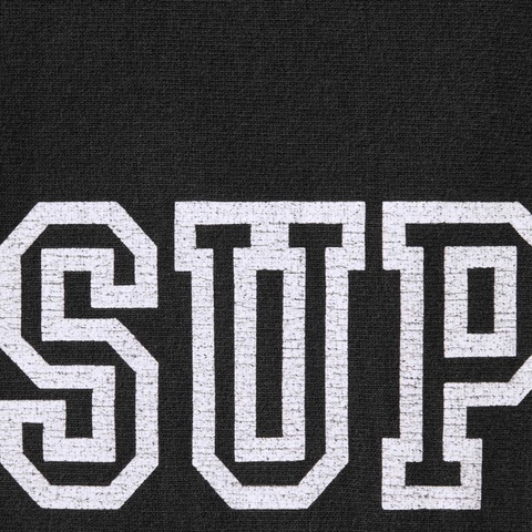 Supreme Collegiate Sleeve Hooded Sweatshirt - Black
