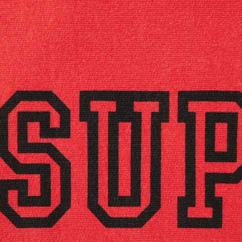Supreme Collegiate Sleeve Hooded Sweatshirt - Burnt Red