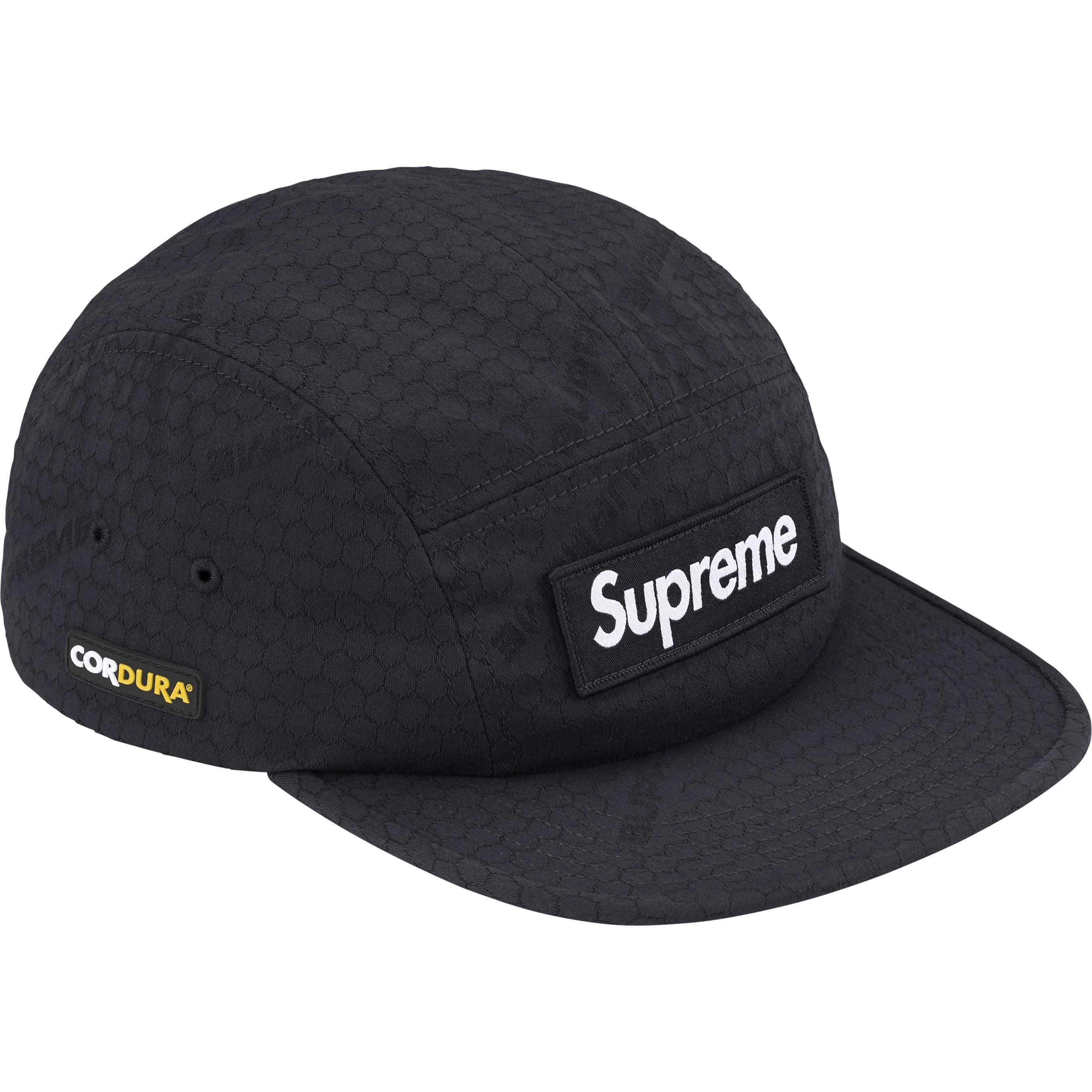 Supreme Cordura Ripstop Camp Cap (FW24) - Black - $54