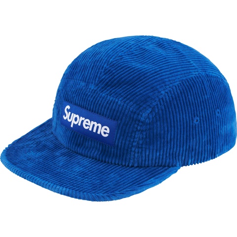Supreme Corduroy Camp Cap - Royal