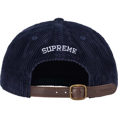 【希少】Supreme Corduroy S Logo 6-Panel ネイビー Corduroy S Logo 6-Panel - fall/winter 2024 - Supreme