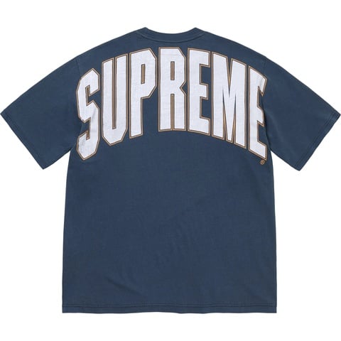 Supreme Cracked Back Arc S/S Top - Navy