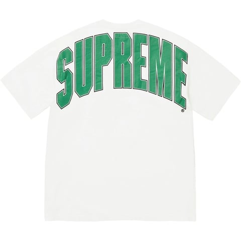 Supreme Cracked Back Arc S/S Top - White