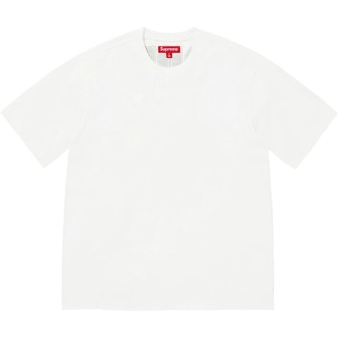 Supreme Cracked Back Arc S/S Top - White