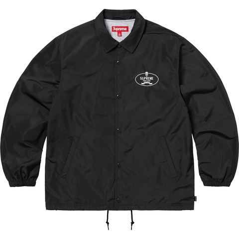 Supreme Crest Coaches Jacket - Black