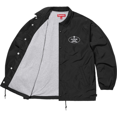 Supreme Crest Coaches Jacket - Black