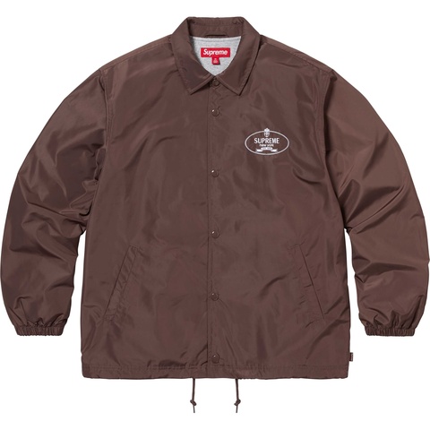 Supreme Crest Coaches Jacket - Brown