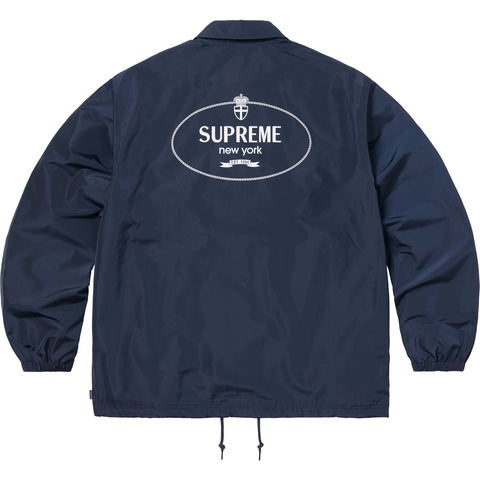 Supreme Crest Coaches Jacket - Navy