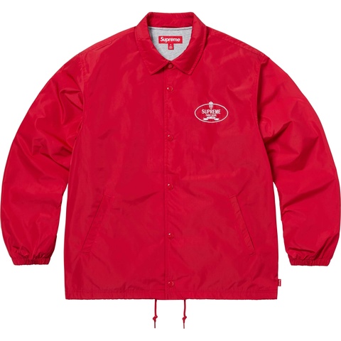 Supreme Crest Coaches Jacket - Red
