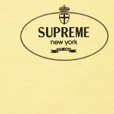 タ*マ様 supreme crest crew neck yellow S 即完 Crest Crewneck - fall/winter 2024 - Supreme