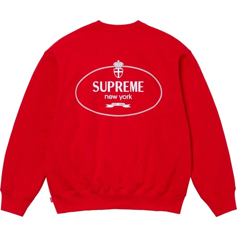 クリアランス卸し売り Supreme crest crew neck sweat 【公式通販】