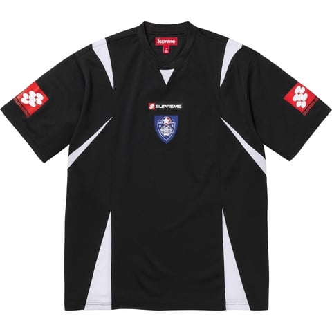 Supreme Crest Soccer Jersey - Black