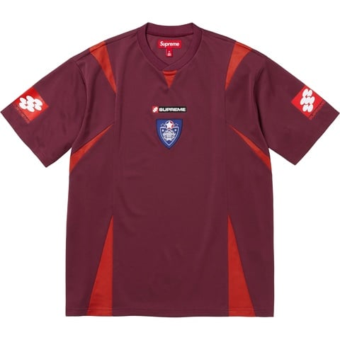 Supreme Crest Soccer Jersey - Maroon