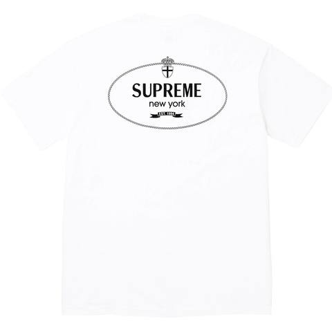 Supreme Crest Tee - White