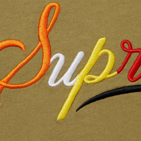 Supreme Cursive S/S Top - Dusty Olive
