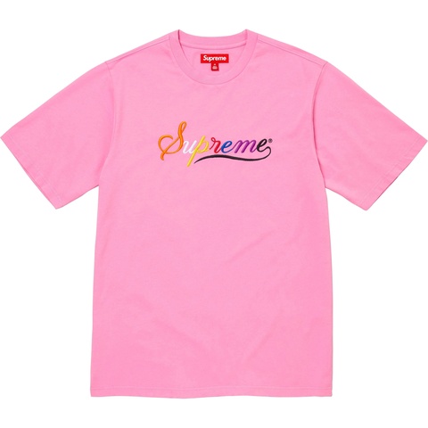 Supreme Cursive S/S Top - Pink
