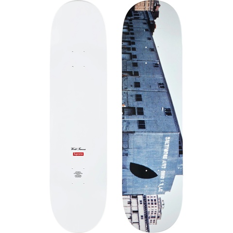 Supreme Day's End Skateboard - White - 8.25" x 32"