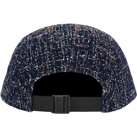 Supreme Denim Bouclé Camp Cap - Indigo
