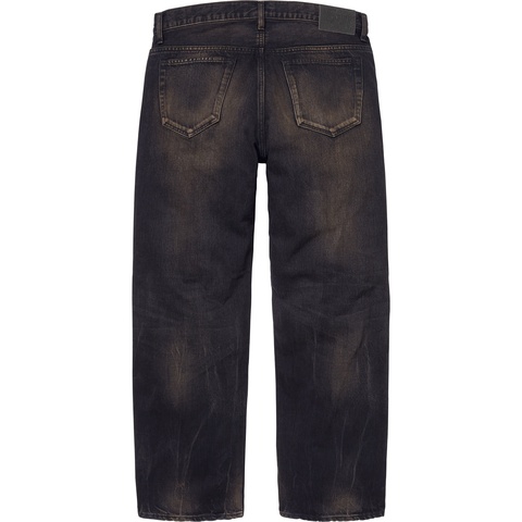 Distressed Loose Fit Selvedge Jean - Supreme