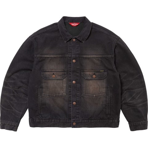 Distressed Selvedge Trucker Jacket - Supreme