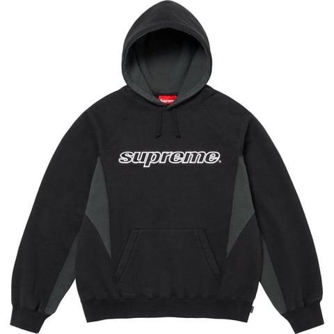 Supreme Division Hooded Sweatshirt - Black