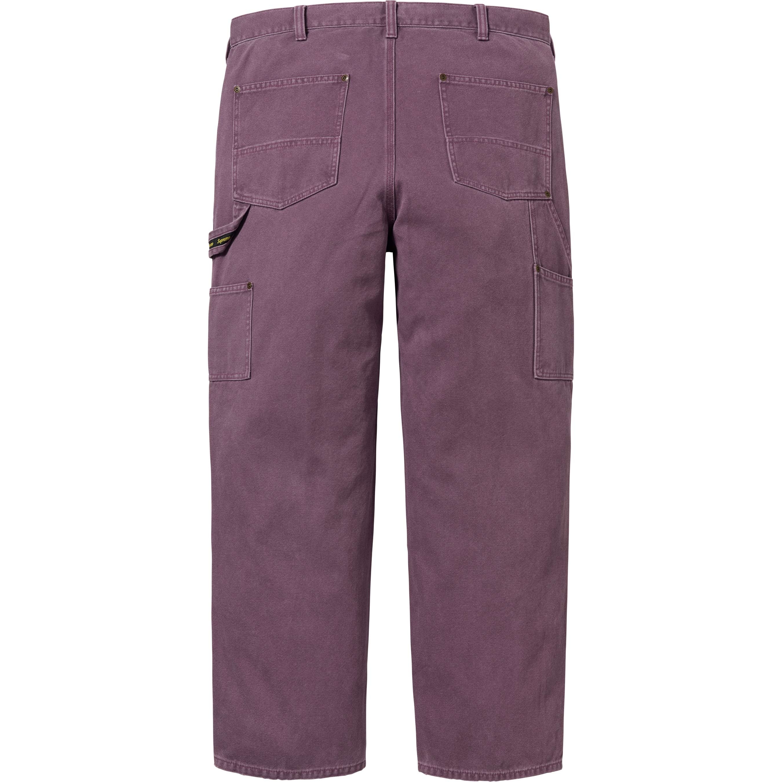 Supreme Double Knee Painter Pant (FW24) - Dusty Purple - $178