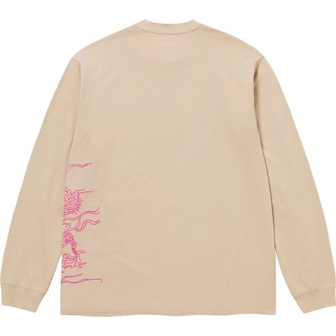 Supreme Dragon Embroidered L/S Top - Khaki