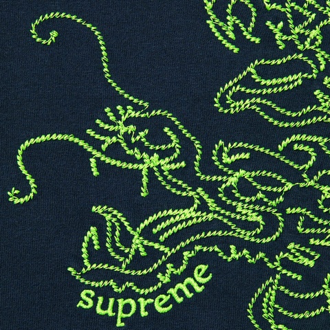 Dragon Embroidered L/S Top - fall/winter 2024 - Supreme