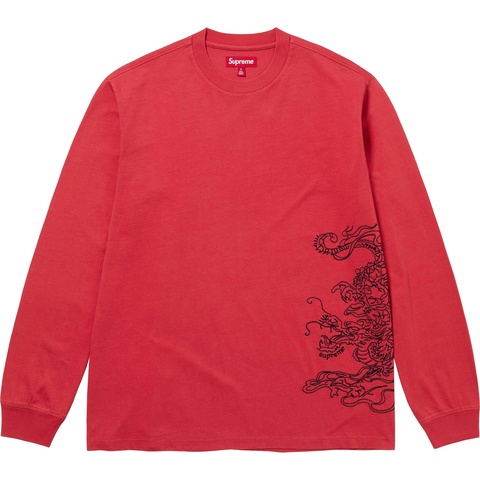 トップス Supreme dragon embroidered l/s top Dragon Embroidered L/S Top - fall/winter 2024 - Supreme
