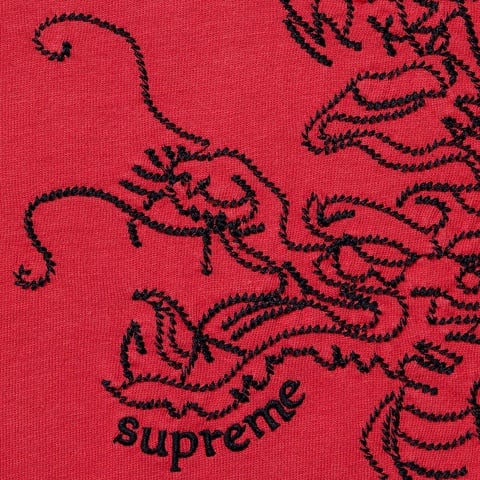 Dragon Embroidered L/S Top - fall/winter 2024 - Supreme