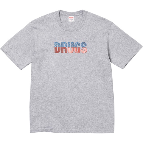 Supreme Drugs Tee - Heather Grey