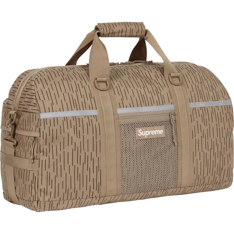 Supreme Duffle Bag - Tan Raindrop