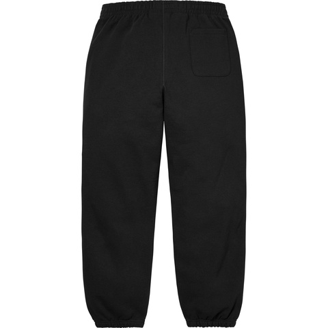 Supreme Embroidered Script Sweatpant - Black