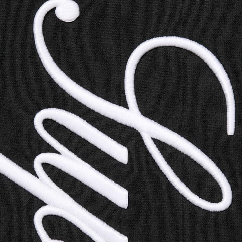 Supreme Embroidered Script Sweatpant - Black