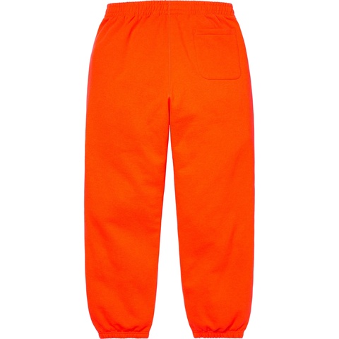 Supreme Embroidered Script Sweatpant - Bright Orange
