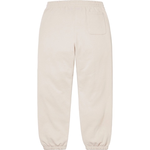 Supreme Embroidered Script Sweatpant - Stone