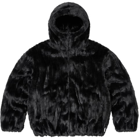 Faux Fur Hooded Jacket - fall/winter 2024 - Supreme Faux Fur Hooded Jacket - fall/winter 2024 - Supreme