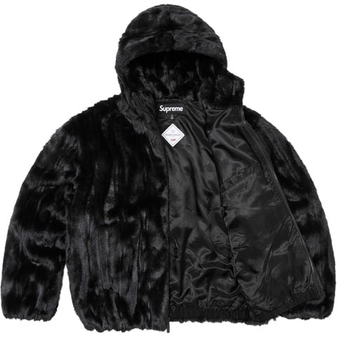 supreme faux fur hooded jacket 24fw 激レア Supreme Faux Fur Hooded Jacket Olive Men's - FW24 - US