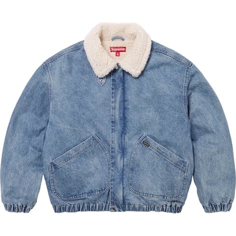 Faux Shearling Lined Bomber Jacket - Supreme